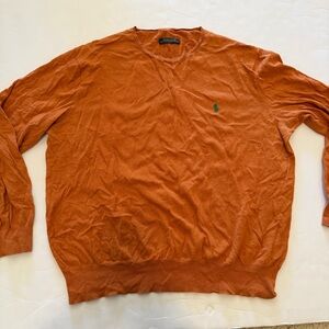 Polo Ralph Lauren Vintage Sweater in Rich Orange